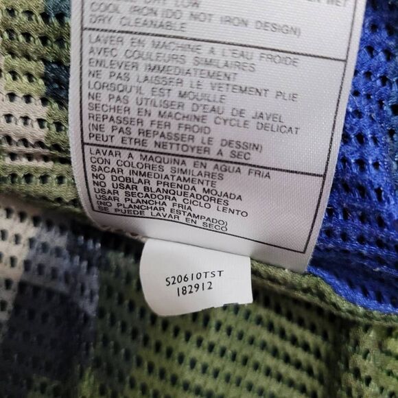 Vintage 90s Jordan Cotton Canvas Military Flight Jacket Sz XL Camo Mesh Interior - Picture 9 of 12